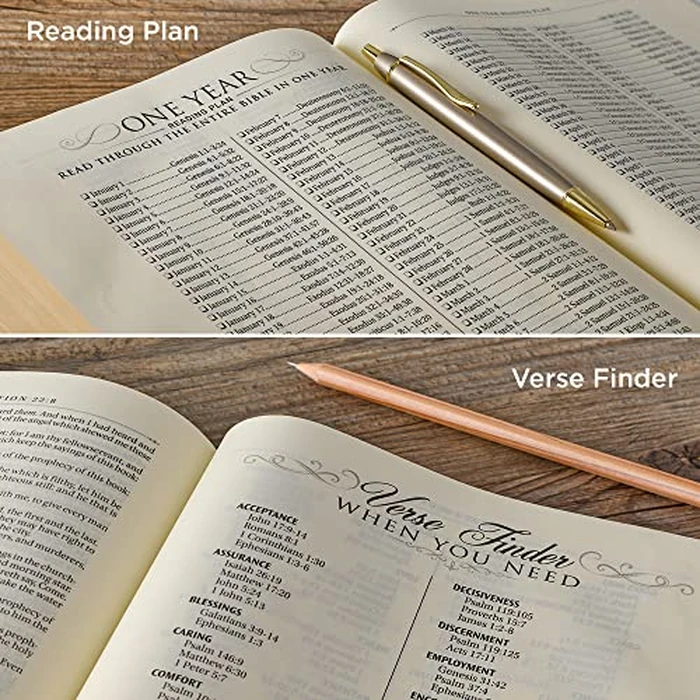 KJV Holy Bible, Note-taking Bible, Faux Leather Hardcover - King James Version, Brown/Pink (KJV Note-taking Editions) by Christian Art Gifts - Image 5