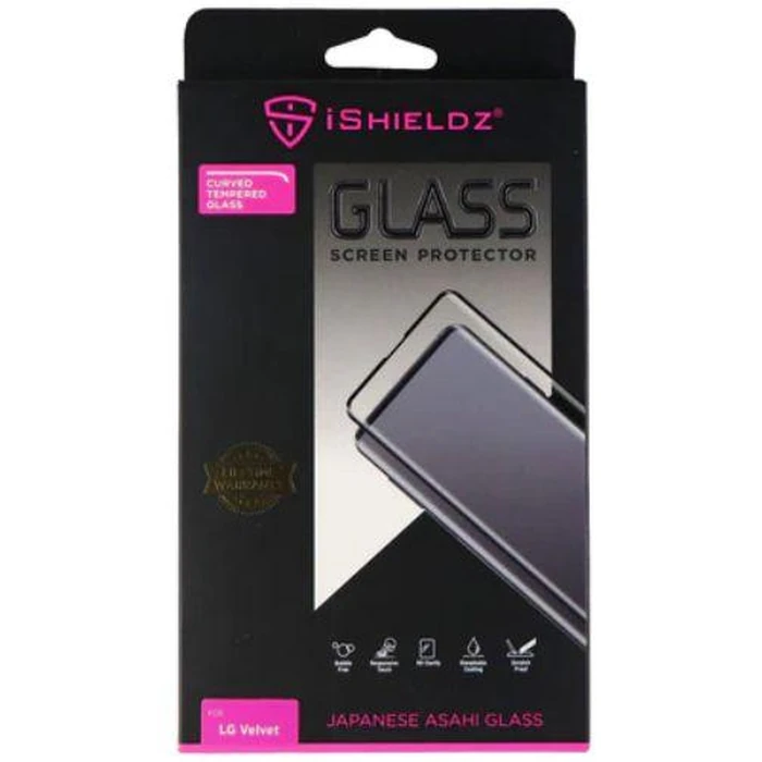 iShieldz Asahi Tempered Glass Screen Protector for LG Velvet - Clear by iShieldz - Refurbished - Brand New condition - US$8.28