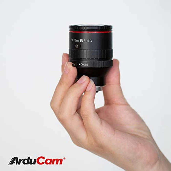 Arducam 2.8-12mm Varifocal C-Mount Lens for Raspberry Pi HQ Camera, with C-CS Adapter, Industrial Telephoto Lens by Arducam - Image 6