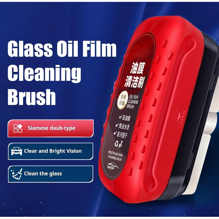 3PC Upgrade Automotive Oil Film Cleaning Brush,New Coating for Windshield Glass Oil Film Remover, Car Glass Remover for Windshield Improves Clarity and Visibility by JUHANG - Image 2