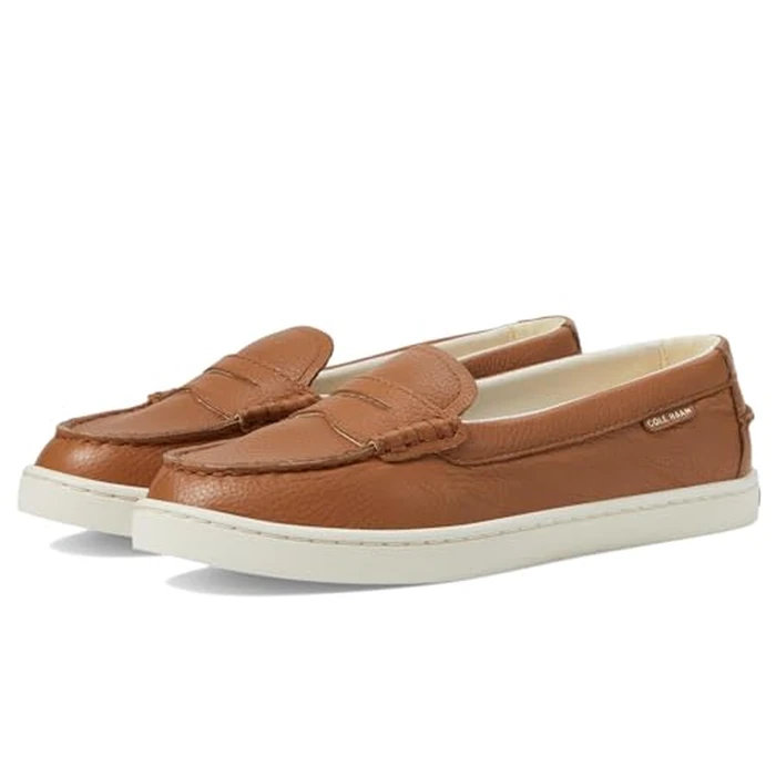 Cole Haan Womens Nantucket Penny, Pecan Pebbled Leather, 7-B US by Cole Haan - Image 2