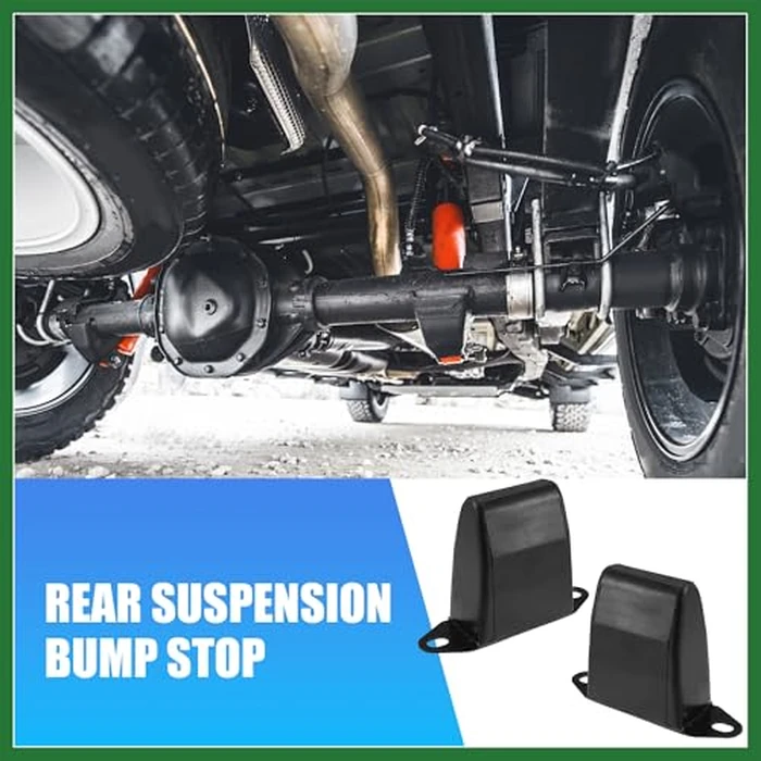 Motoforti 2 Pcs 4'' Rear Suspension Bump Stop for Jeep XJ Cherokee 1987-2001 for Jeep M-J Comanche 1987-1992 Leaf Spring Jounce Bumper Replace 52002393 Long-Lasting by Motoforti - Image 3