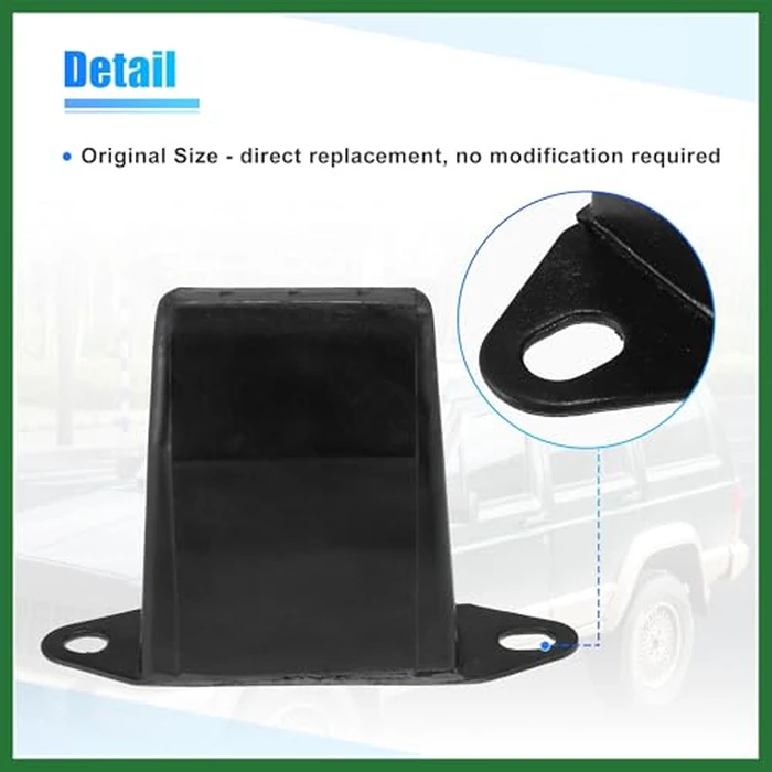 Motoforti 2 Pcs 4'' Rear Suspension Bump Stop for Jeep XJ Cherokee 1987-2001 for Jeep M-J Comanche 1987-1992 Leaf Spring Jounce Bumper Replace 52002393 Long-Lasting by Motoforti - Image 5