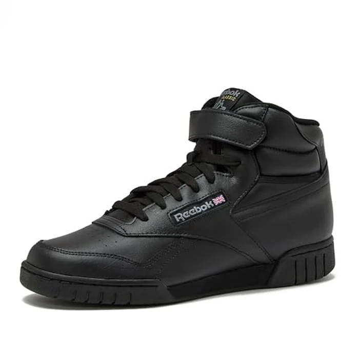 EX-O-FIT HI High Top Basketball Shoes for Men, Retro Men's Sneakers - Black, 12 Medium by Reebok - Used - Acceptable condition - US$37.97