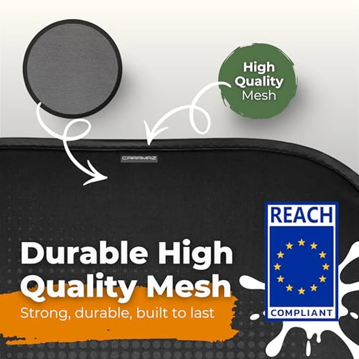 CARAMAZ Car Window Shade for Baby with Certified UV-Protection 2 Pack - 20"x12" by CARAMAZ - Image 7