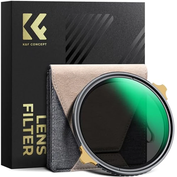 K&F CONCEPT Nano-X PRO 72mm Variable ND Filter ND2-ND32 - Ultra-Low Reflectance, AGC Optical Glass, Brass Frame, 36-Layer Nano Coating, Hard-Stop VND Filter by K&F CONCEPT - Used - Like New condition