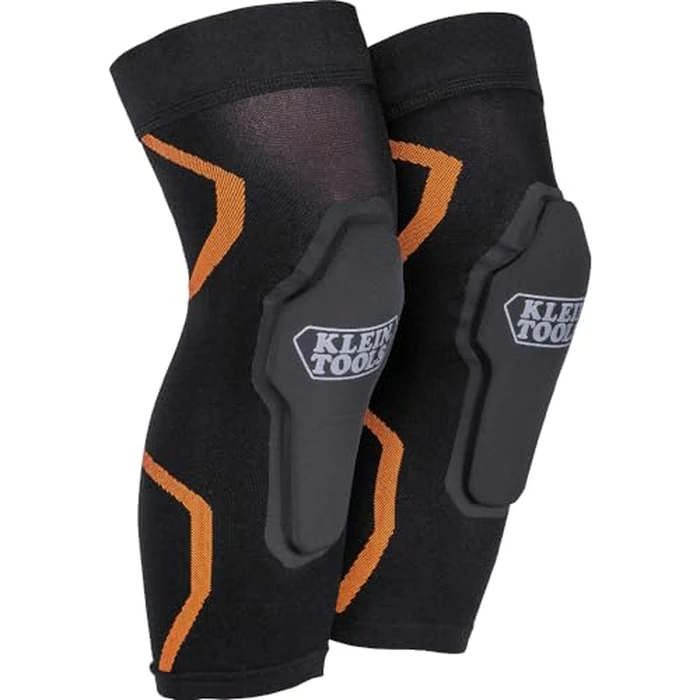 Klein Tools 60623 Knee Pad Compression Sleeve, Knee Support for Construction, Workers and Athletes, Black, M/L by KLEIN TOOLS - Used - Very Good condition