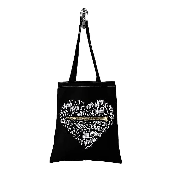 TSOTMO Clarinetist Tote Bag - Music Lover's Gift - Clarinet Gift For Women by TSOTMO - Image 1