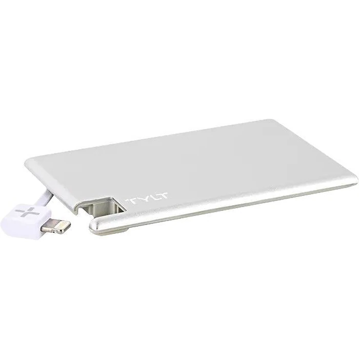 Tylt Slim Boost Portable Power Bank - Silver by Tylt - Image 2