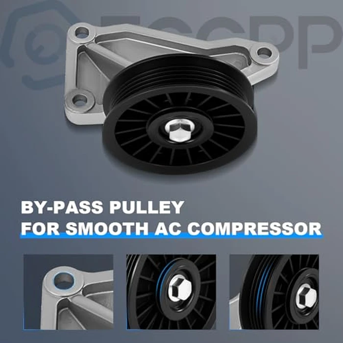 ECCPP A/C Compressor Bypass Pulley Fits 2001-2005 for Chevrolet Venture 3.4L 2001-2005 for Pontiac Montana 3.4L 34225 by ECCPP - Image 2