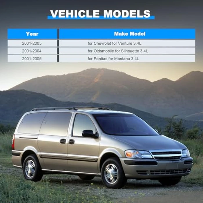 ECCPP A/C Compressor Bypass Pulley Fits 2001-2005 for Chevrolet Venture 3.4L 2001-2005 for Pontiac Montana 3.4L 34225 by ECCPP - Image 5