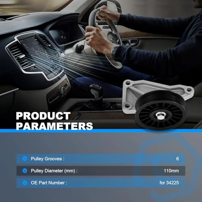 ECCPP A/C Compressor Bypass Pulley Fits 2001-2005 for Chevrolet Venture 3.4L 2001-2005 for Pontiac Montana 3.4L 34225 by ECCPP - Image 7