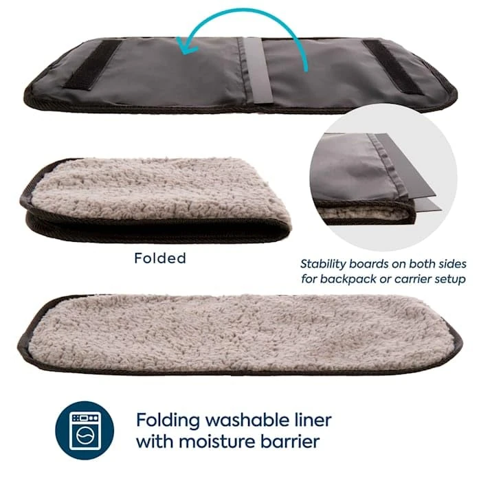 Sherpa Deluxe Guaranteed On Board Convertible Pet Carrier & Backpack, Black, Medium by Sherpa - Image 5