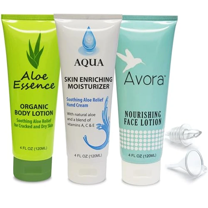 GoPong Lotion Flask 3 Pack (12 oz Total) - Hidden Alcohol Travel Flasks - Secret Liquor Containers for Beaches, Cruises, and Sports Events - Includes Funnel & Spout by GoPong - Used - Like New condition