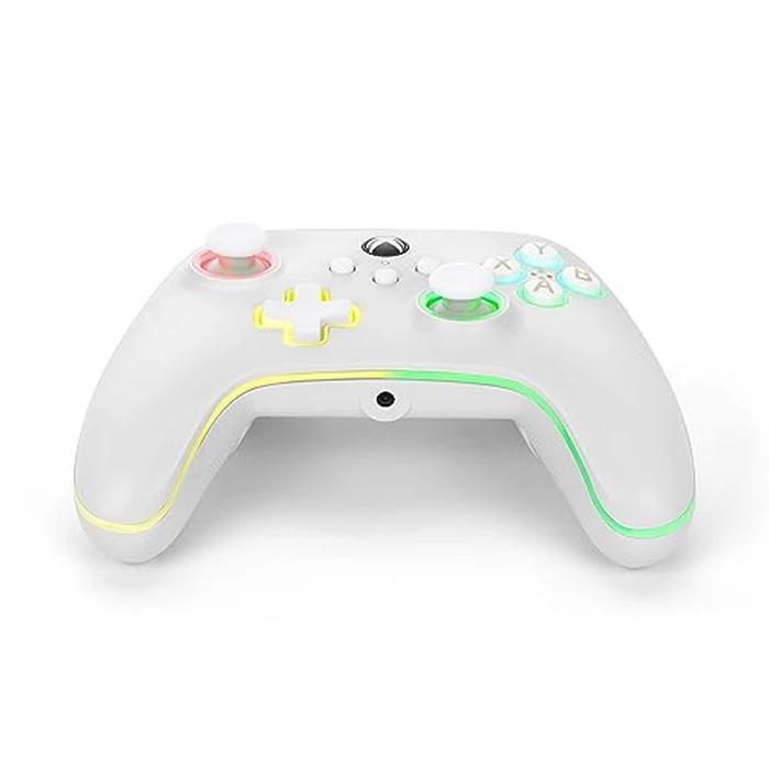 PowerA Advantage Wired Controller for Xbox Series X|S with Lumectra - White, gamepad, wired video game controller, gaming controller, works with Xbox One and Windows 10/11, Officially Licensed for Xbox by PowerA - Image 8