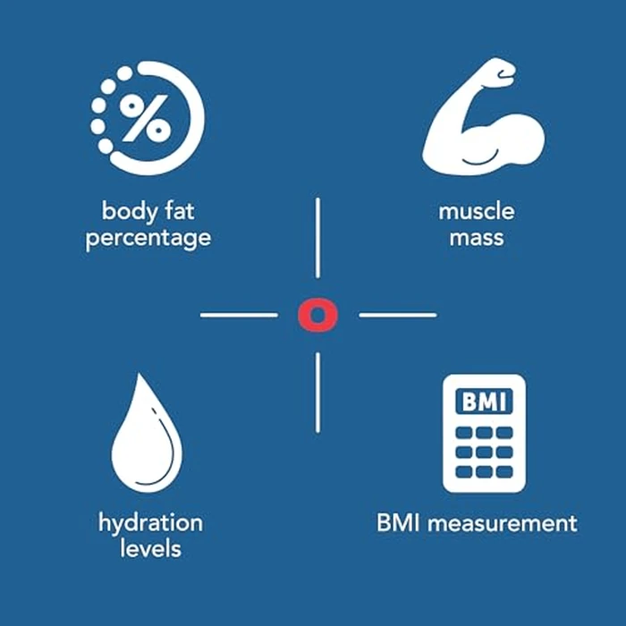 Health o meter Digital Body Composition Scale - BMI, Body Fat & Water Mass Measurement, Multi-User Tracking, 450 lb Capacity, Step-On Carbon Fiber Platform, Backlit Display, 3 AAA Batteries Included by Health o meter - Image 3