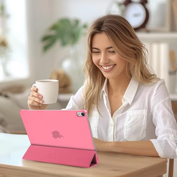 ProCase for New iPad Air 13 Inch Case M4/M3/M2 (2026/2025/2024), 13" Slim Smart Cover with Translucent Hard Shell Back, Supports Touch ID, Auto Wake/Sleep -Melonpink by ProCase - Image 5