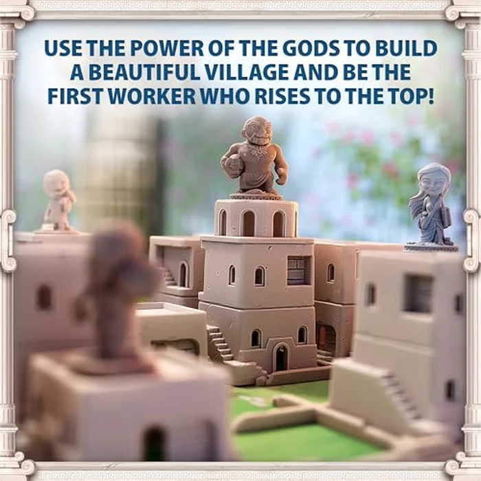 Santorini: Second Edition Board Game - 2-4 Player Greek Strategy Game with 3D Towers & God Powers by Roxley Games - Image 5