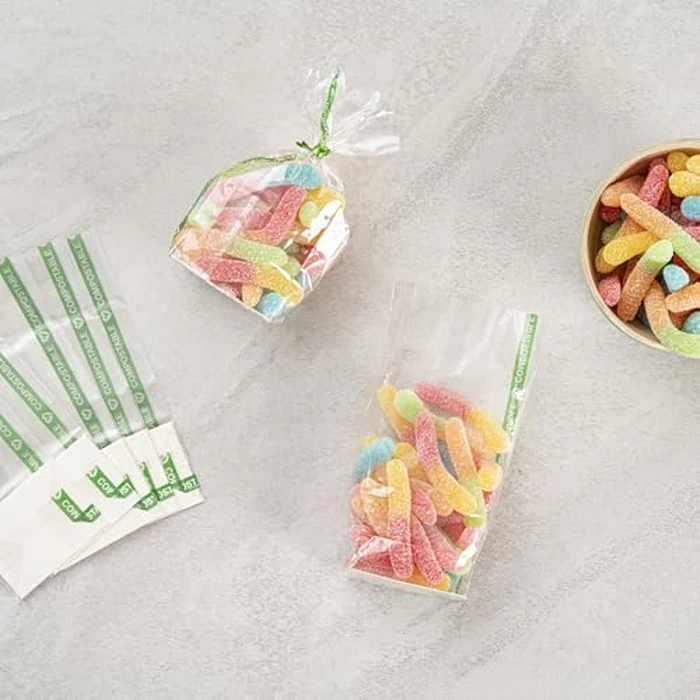 Resturantware Plastic Gusset Bags 100 Count 2" x 1 1/2" x 5" Wicker Dispensing Bottom Gusset Clear Plastic Bags Heat Sealable For Sourdough Bread Cookies Pastries Rolls For Home Bakers And Bakeries by Restaurantware - Image 9