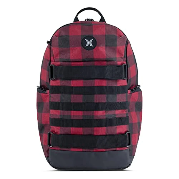 Hurley One and Only Skateboard Backpack, Rhythmic Red, O/S, One and Only Skateboard Backpack by Hurley - Image 1