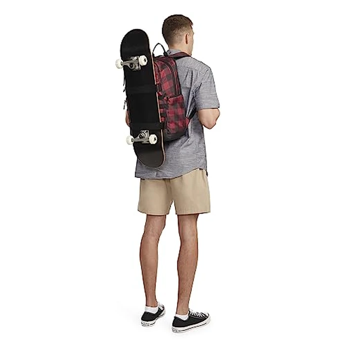Hurley One and Only Skateboard Backpack, Rhythmic Red, O/S, One and Only Skateboard Backpack by Hurley - Image 3