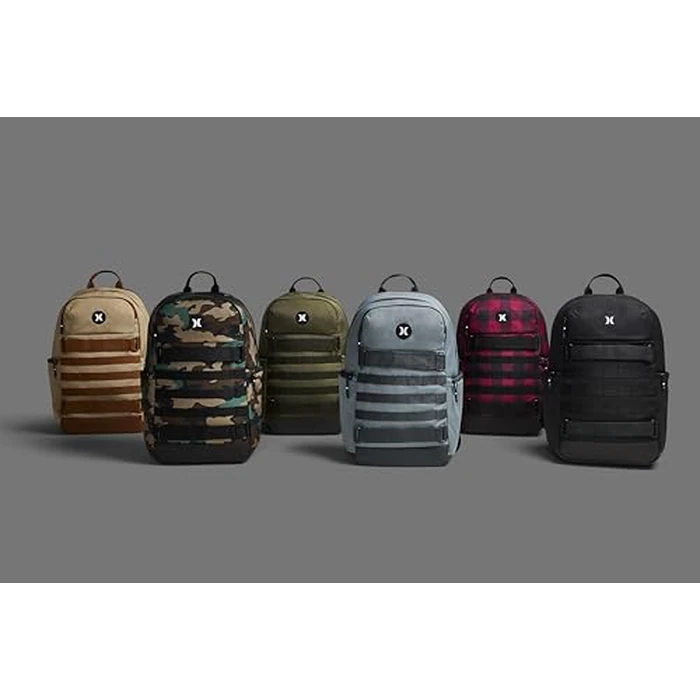 Hurley One and Only Skateboard Backpack, Rhythmic Red, O/S, One and Only Skateboard Backpack by Hurley - Image 5
