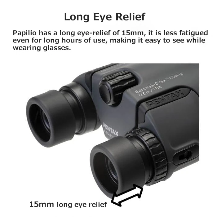 Pentax 8.5x21 U-Series Papilio II Binocular Suitable for Watching Objects Both Close-up and far Away by Pentax - Image 5