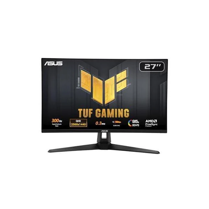 ASUS TUF Gaming 27" QHD 2K 1440P 300Hz IPS AMD FreeSync Premium & G-Sync Compatible 0.3ms Built-in Speakers 95% DCI-P3 Gaming Computer Monitor with by ASUS - Open Boxproduct Type condition - US$207.00