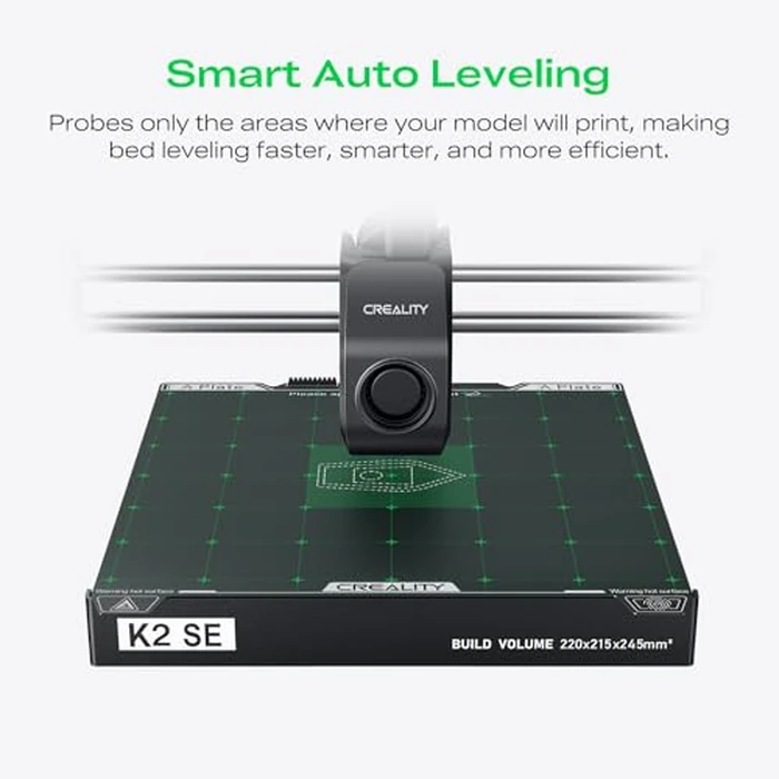 Creality K2 SE 3D Printer, 500mm/s High-Speed Printing, Support Multi Color 3D Printing Needs CFS, Solid Metal Build, Auto Leveling, Direct Drive Extruder, Quick-Swap Nozzle, 220x215x245mm Print Size by Creality - Image 6