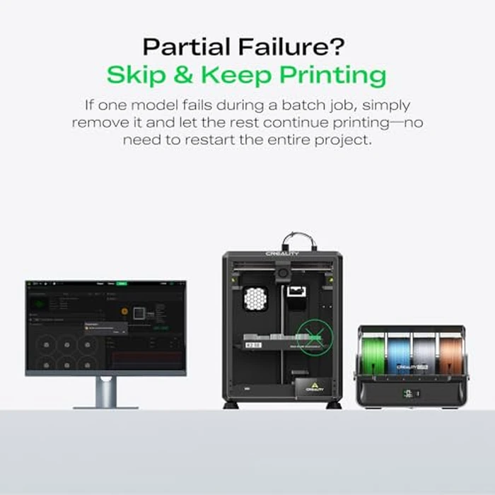 Creality K2 SE 3D Printer, 500mm/s High-Speed Printing, Support Multi Color 3D Printing Needs CFS, Solid Metal Build, Auto Leveling, Direct Drive Extruder, Quick-Swap Nozzle, 220x215x245mm Print Size by Creality - Image 7