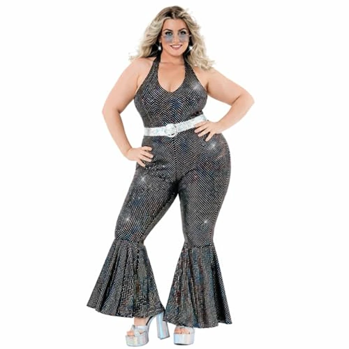 Morph Plus Size Disco Costume Womens 70s, Disco Outfit Woman, 70's Costumes Plus Size, Halloween Costumes For Women Adult, 2X-Large by Morph - Image 1