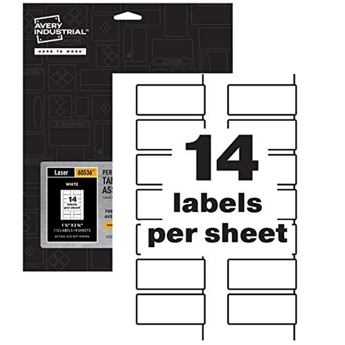 PermaTrack Tamper-Evident Asset Tag Labels, Laser, 1-1/4" by Avery - Image 9