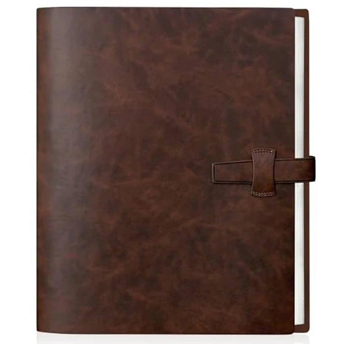 Artmag Photo Album 4x6 320 Photos, Thick Leather Cover Picture Album with 20 PCS Kraft Writing Paper Holds 320 Vertical Photos for Family Wedding Anniversary (Brown) by Artmag - Used - Good condition - CA$20.82