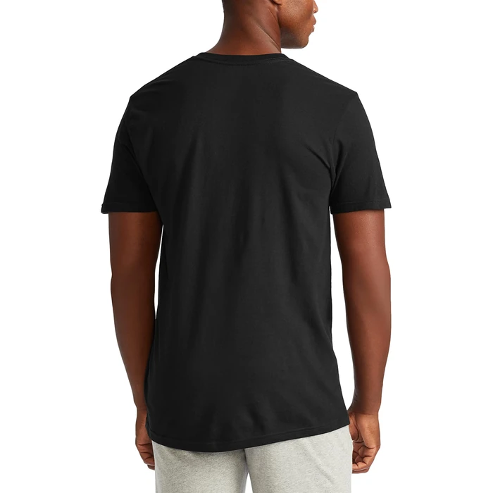 Polo Ralph Lauren Men's Classic Fit Cotton V-Neck Tee Big & Tall, Polo Black/Red, 4X Tall by POLO RALPH LAUREN - Image 3