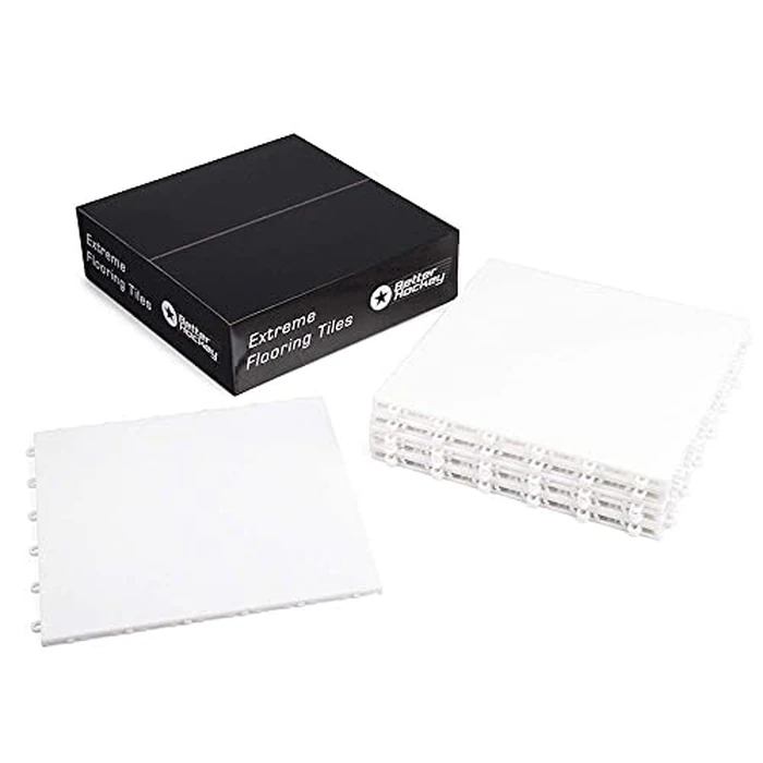 Better Hockey Extreme Dryland Flooring Tiles - Synthetic Ice Panels for Hockey, Professional Quality Training Aid for Shooting, Passing and Stickhandling - Total Size 22.5 Square Feet, 10-Tile Pack by Better Hockey - Image 1