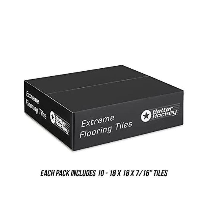 Better Hockey Extreme Dryland Flooring Tiles - Synthetic Ice Panels for Hockey, Professional Quality Training Aid for Shooting, Passing and Stickhandling - Total Size 22.5 Square Feet, 10-Tile Pack by Better Hockey - Image 9