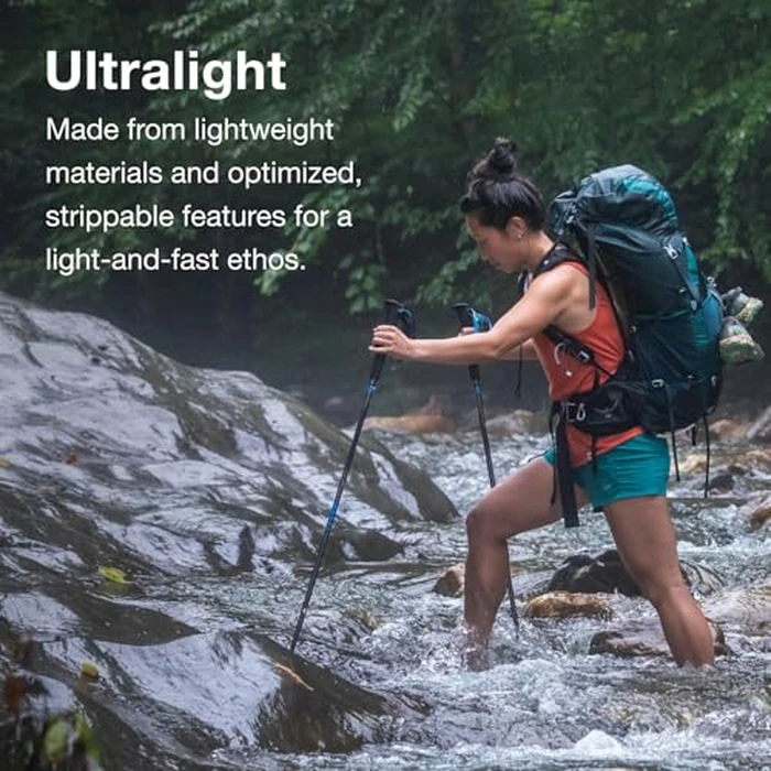 Osprey Eja 38L Women's Ultralight Backpacking Backpack, Deep Teal, WXS/S by Osprey - Image 2