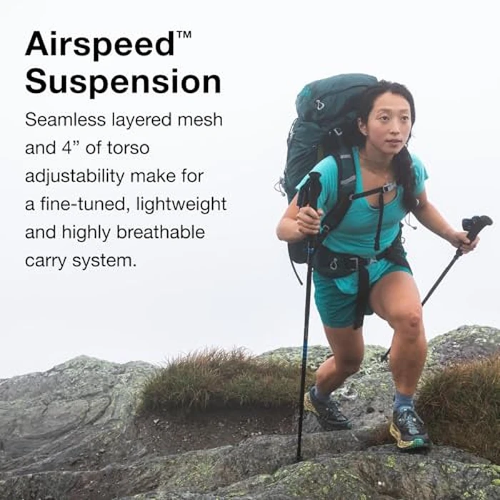 Osprey Eja 38L Women's Ultralight Backpacking Backpack, Deep Teal, WXS/S by Osprey - Image 3