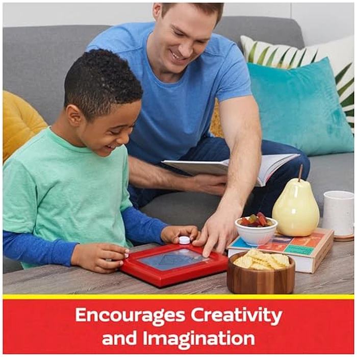 Etch A Sketch, Original Magic Screen, 86% Recycled Plastic, Sustainably-Minded Classic Kids Creativity Toys for Boys & Girls Ages 3+ by Etch A Sketch - Image 3