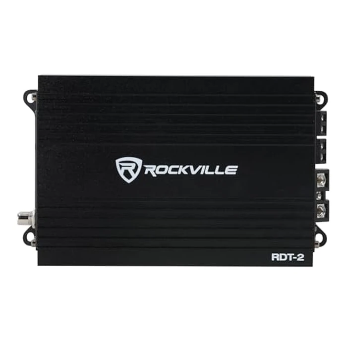 Rockville RDT-2 1600W Max/400W RMS 2-Channel Class D Car Amplifier, Compact, High Efficiency, Tiffany RCA Inputs, for Car Audio Enthusiasts by Rockville - Image 4
