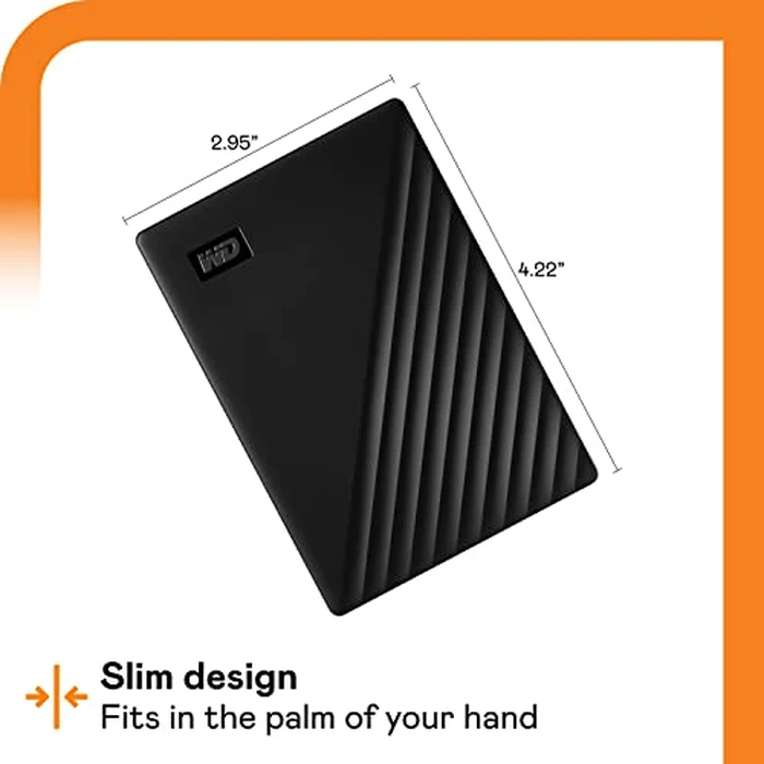 WD 4TB My Passport Portable External Hard Drive HDD, USB 3.0, USB 2.0 Compatible, Black - WDBPKJ0040BBK-WESN by WD - Image 3