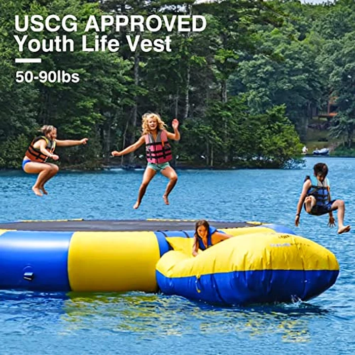 Leader Accessories Youth USCG Approved Life Jacket Vest Boating Vest (Blue) by Leader Accessories - Image 8