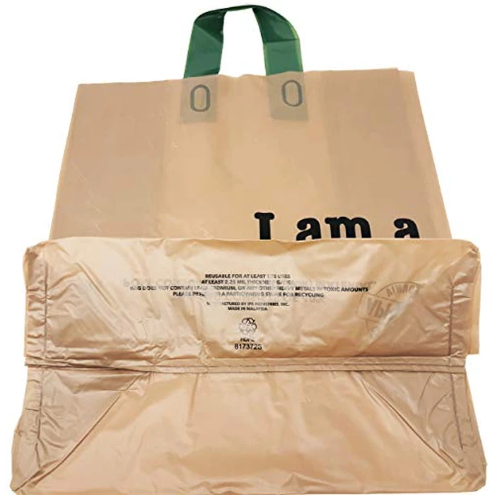 Reli. Shopping Bags, Reusable (250 Count Bulk; 2.25 mil Thick) | Recyclable Kraft Shopping Bags for Restaurant, Take Out, Retail, Grocery | (12" L x 6.75" W x 14" H) (Brown) by Reli. - Used - Very Good condition - US$41.40