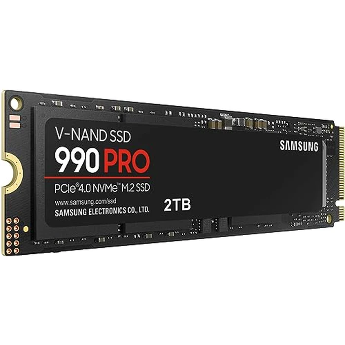SAMSUNG 990 PRO SSD 2TB PCIe Gen4 NVMe M.2 Internal Solid State Hard Drive, Upto 7,450MB/s, Fast Speed for Gaming Heat Control, Direct Storage and Memory Expansion, MZ-V9P2T0B/AM [Canada Version] by Samsung - Used - Like New condition