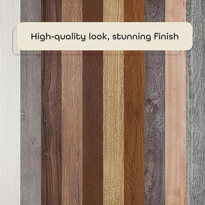 Sterling Vinyl Plank Flooring 2.0mm, 10 Planks - 6" x 36", Medium Oak - No Adhesive Needed, Embossed DIY Flooring - Natural Wood Grain Feel for Kitchen, Dining Room, & Bedrooms by Achim Home Décor by ACHIM - Image 5