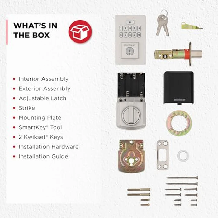 Kwikset SmartCode 260 Keyless Entry Electronic Keypad Deadbolt Door Lock with Auto-Lock, Custom User Codes, Advanced Security in Satin Nickel Contemporary by Kwikset - Image 8