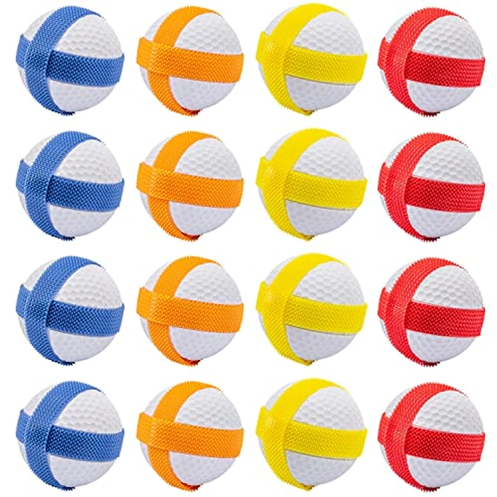 GoSports Chip N' Stick Replacement Sticky Golf Balls with Tote Bag - 16 Pack by GoSports - Used - Like New condition - US$10.25