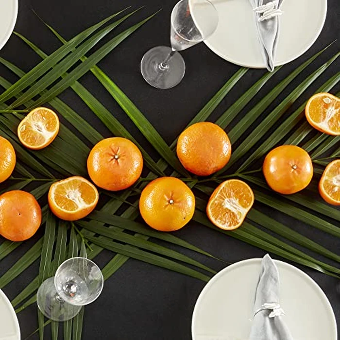 Mysky Home Table Cloth 90x156 Inch Black Tablecloth for 8 Foot Table Washable Polyester Rectangle Tablecloth for Buffet Table, Parties, Holiday Dinner, Wedding by MYSKY HOME - Image 7