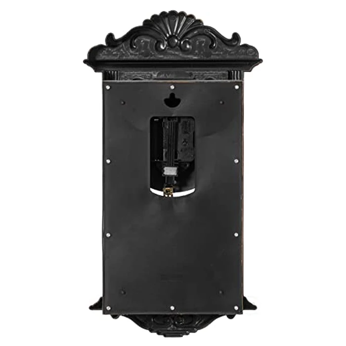 Clockswise Vintage Grandfather-Style Wall Clock with Wood-Effect Plastic Pendulum, Battery-Operated - for Home Decor, Living Room, Home Office, Kitchen or Dining Room (White) by Clockswise - Image 6