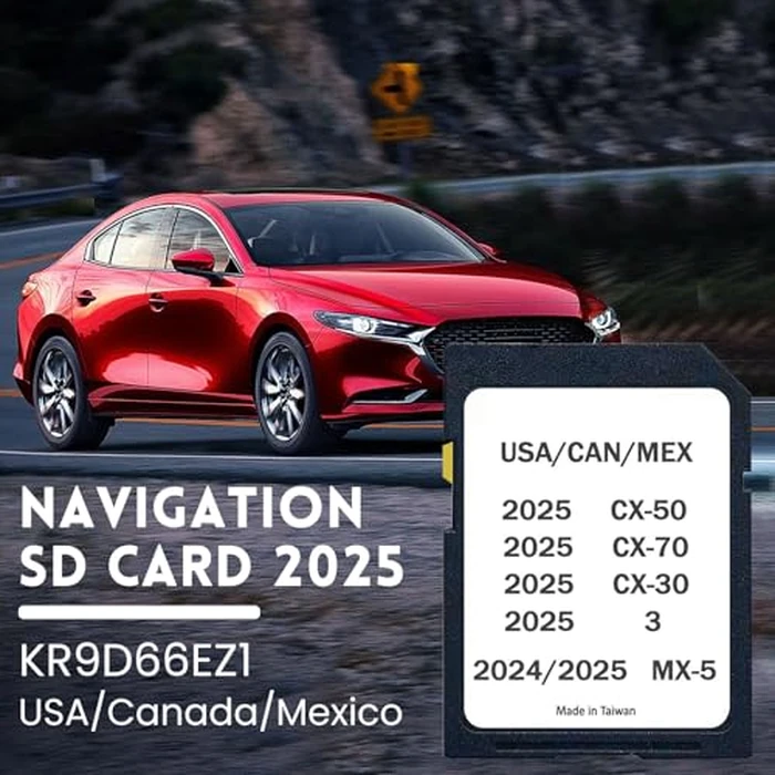 Navigation GPS SD Card Map Update Fits 2024-2025 Miata 5,2025 CX-50, 2025 CX-70, 2025 CX-30, 2025 M.azda 3 US Mexico Canada by Generic - Image 8